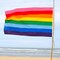 In the Breeze 3 Foot by 5 Foot Historic Pride Flag - Rainbow Grommet Flag with Sewn Stripes
